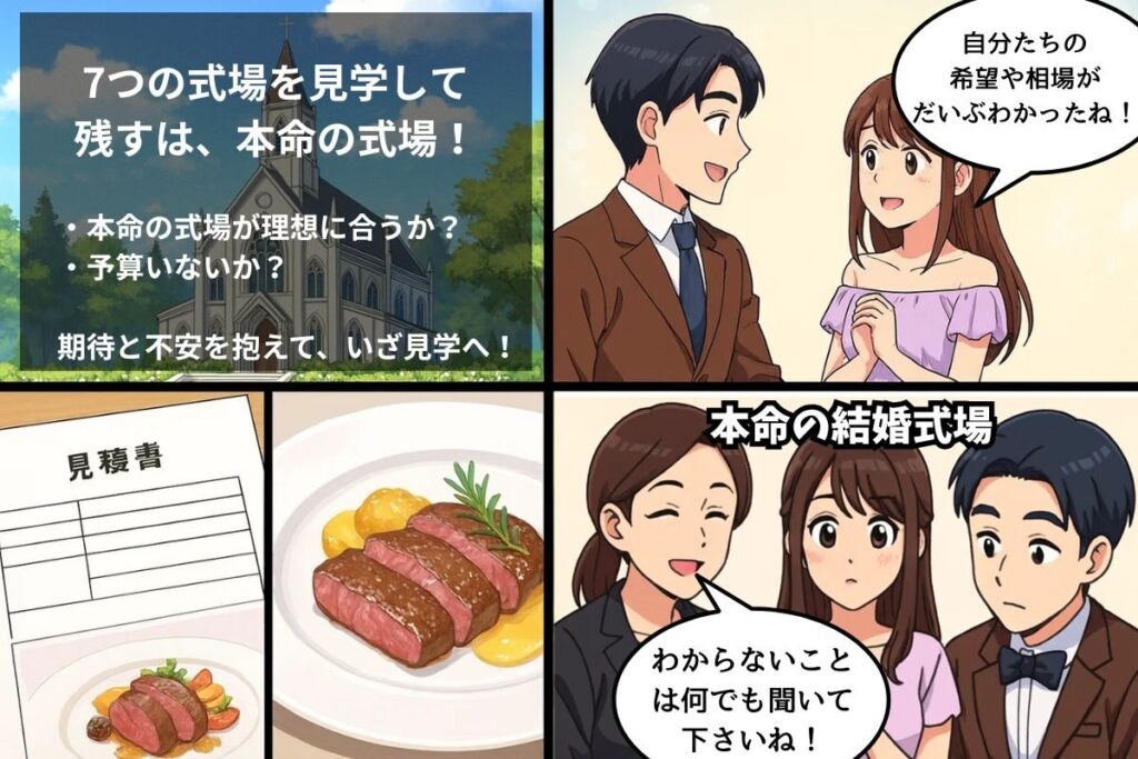 STEP4|式場決定前の最終確認!聞いておくべき7つのこと