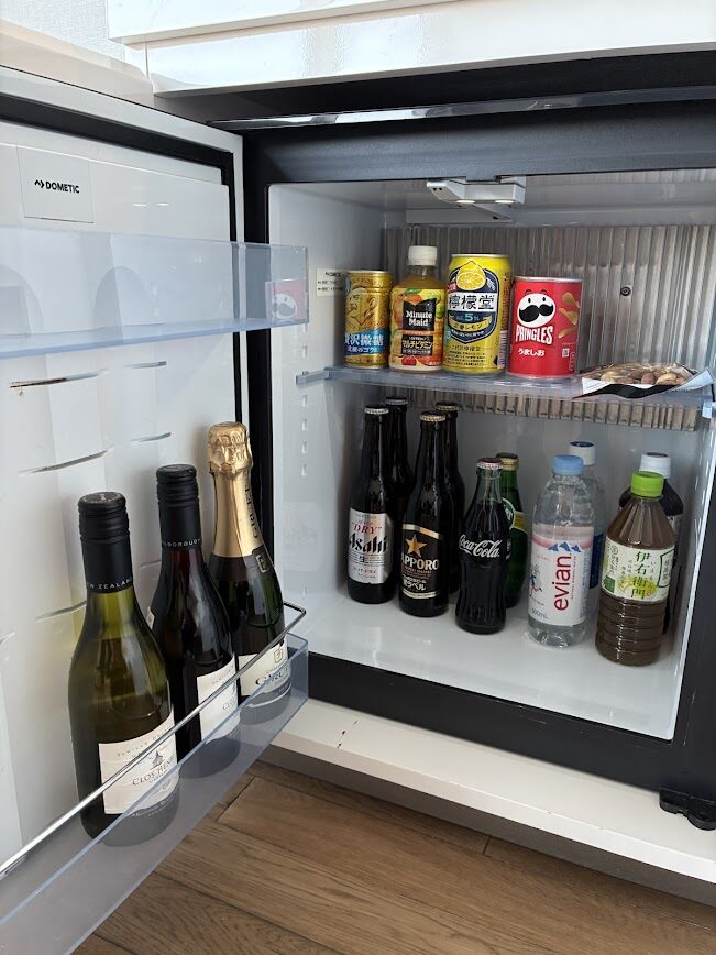 ラグーナベイコートの部屋の冷蔵庫