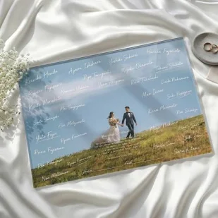 結婚証明書 ゲスト参加型 フォトキャンバスの実例3