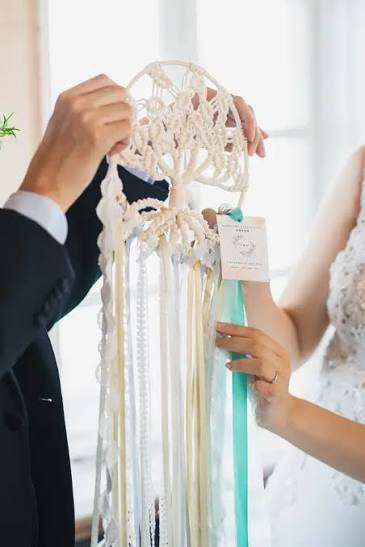 結婚証明書 ゲスト参加型 マクラメ・リボン結び3