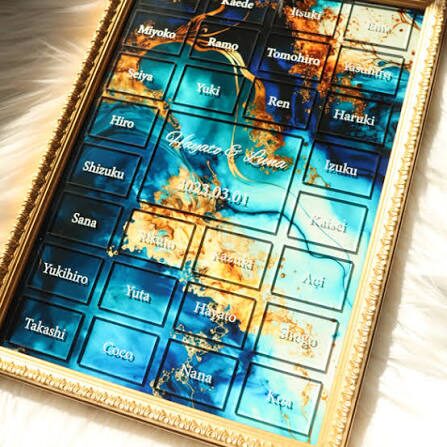 結婚証明書 ゲスト参加型 アルコールインクアート3