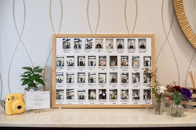 結婚証明書 ゲスト参加型 チェキ型2